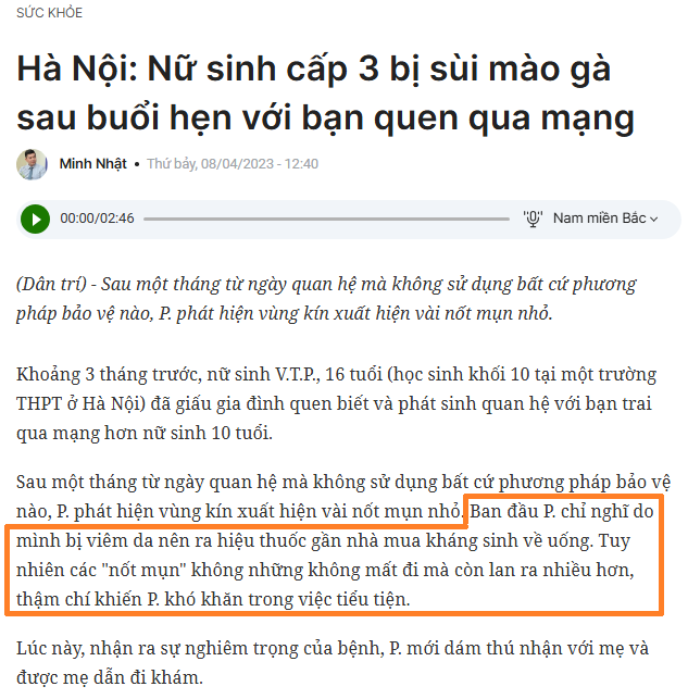 Các giai đoạn của sùi mào gà: Nhận biết sớm để điều trị kịp thời